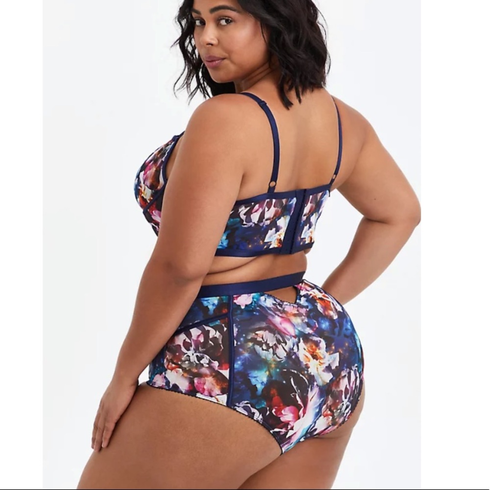Torrid Multicolor Floral Intimates Set - Picture 2 of 7